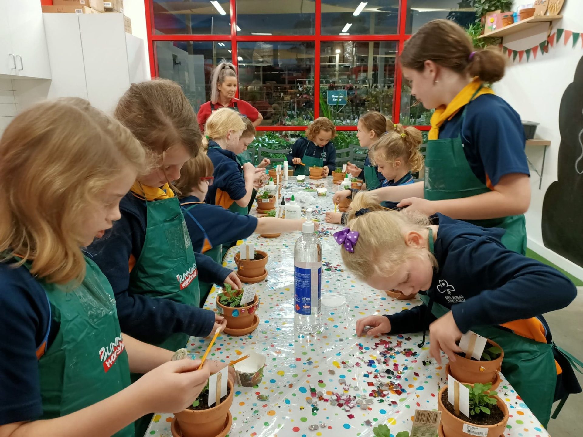 Delacombe Guides Bee Challenge Bunnings 2021 (4)