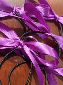 GirlGuidesBallarat purple bows