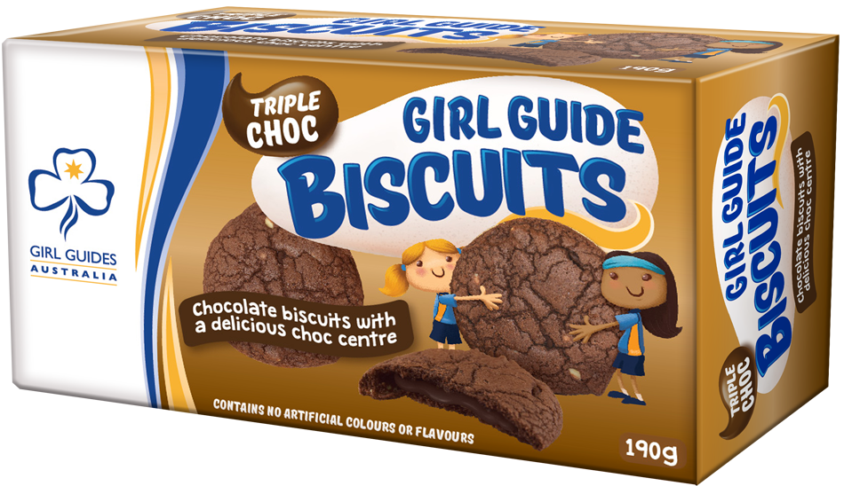 Guide Biscuits Chocolate - Girl Guides Ballarat