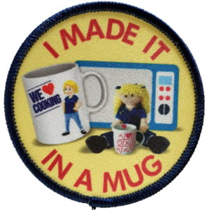 I made it in a mug badge photo 2 1