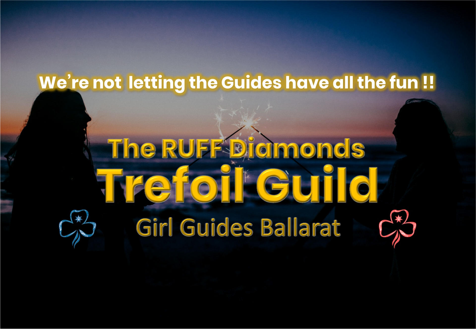 Ruff Diamonds Trefoil Guild facebook group cover