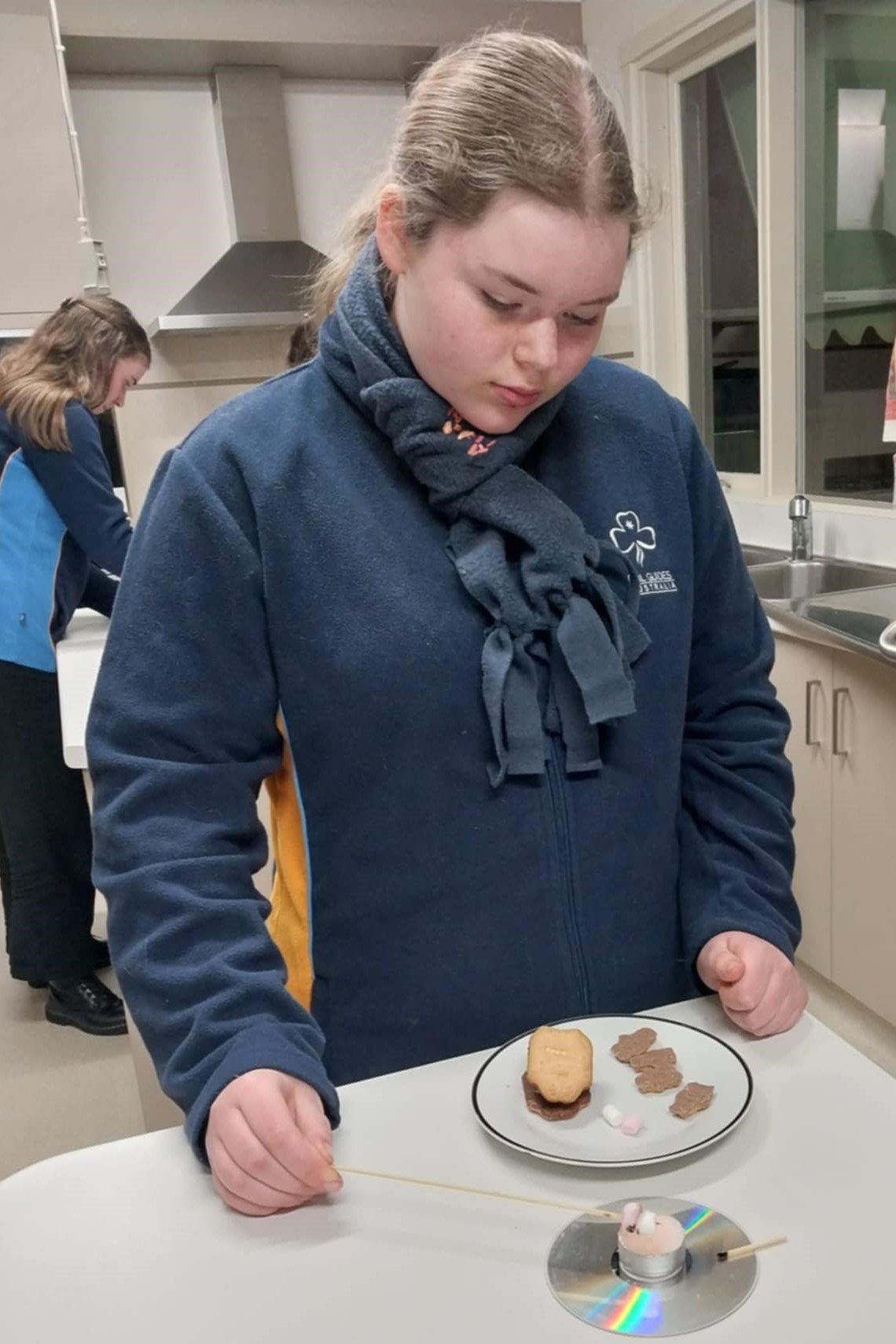 Sebastopol Guides Smores Cooking