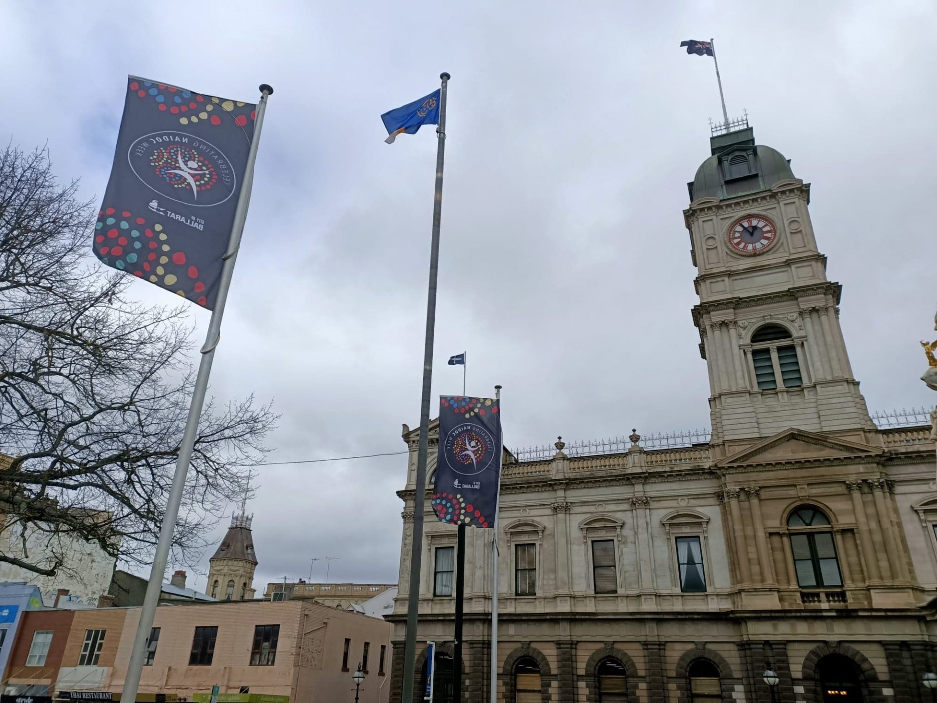 World Flag At Ballarat Town Hall (2)