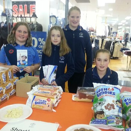 Ballarat Guide Selling Biscuits