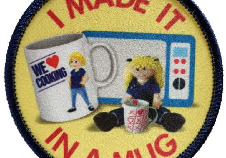 I Made It In A Mug Badge Photo 2