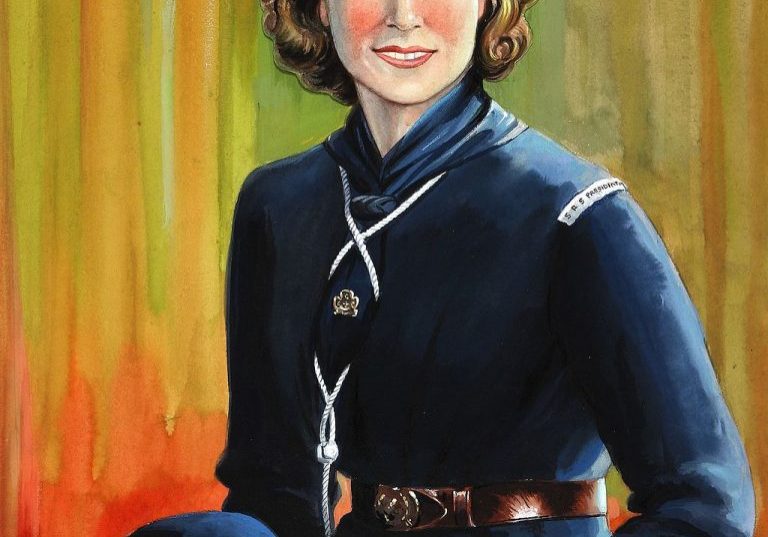 INF3 81 HRH Princess Elizabeth In Uniform Of Sea Rangers