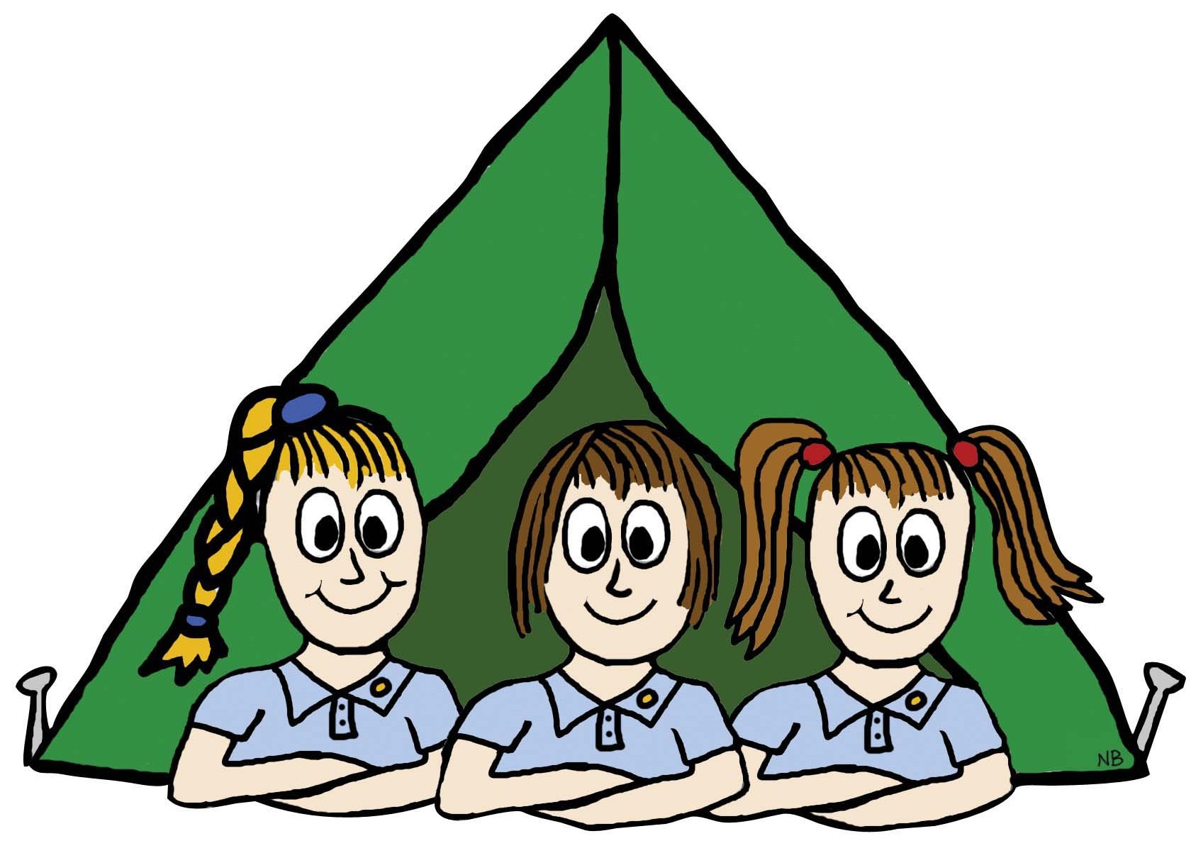 Guides In Tent